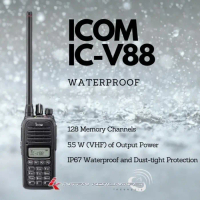 HT ICOM V88 IC-V88 VHF Waterproof IC V88 Walkie Handie Talky ICOM 88 Antena Antena