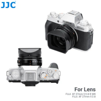 JJC LH-XF27 Metal Lens Hood for Fujifilm XF 27mm F2.8 R WR &amp; Fujifilm XF 27mm f/2.8 Lens for Fuji XT5 XT4 XT3 XT30 XH2S XE4 XS10