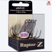 Supermart Surabaya Trible Hook RAPTOR-Z BKK 4x Strong kail pancing tiga mata -SS Umpan Lure