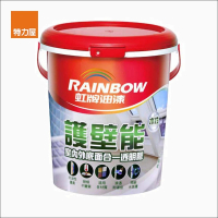【虹牌】護壁能 水性室內外底面合一透明膠 1G