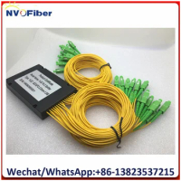 1x32 High Quality 1.5M 2.0mm SC APC UPC PLC Splitter ABS Fiber Optical Telecom Connector Box 1:32