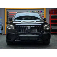 Suitable for Mercedes benz GLB X247 2020- to GLB35 AMG front bumper with grille,rear diffuser exhaust pipe car accessories