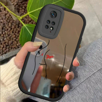 Sarung untuk Redmi Note 11 4G Note 11T Pro + / Note 11 pro I Love You, penutup dengan corak permukaa