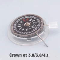 Seiko NH36 NH36A Japan Kanji Movement Crown at 3.0/3.8/4.1 oclock Watch Machinery Automatic New Balance Watch Repair Movement