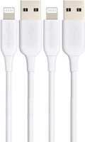 【現貨】AmazonBasics 充電線 高耐久系列 iphone Apple MFI認證 1.8m 白色 (兩組)