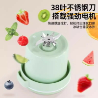 德國2025新款電動榨汁杯大容量迷你便攜榨汁機十八葉刀可碎冰