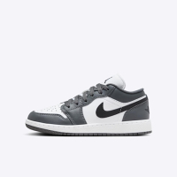 Nike Air Jordan 1 Low GS [553560-152] 大童 休閒鞋 運動 喬丹 低筒 鐵灰 白