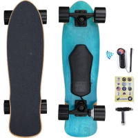 Max 12.4 MPH Skateboard Electric Skateboards 350W Brushless Motor Electric Skateboard With Remote Control for Beginners Deck Kit