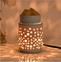Ceramic Wax Melt WarmerCandle Wax Warmer Night Light2-in-1 Electric Wax Melter and Fragrance Warmer 