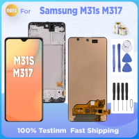 Far Samsung M31s / M317 Screen Assembly Original LCD Display inside and outside Integrated