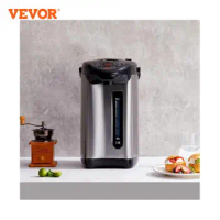 VEVOR Hot Water Dispenser Adjustable 4 Temperatures Water Boiler and Warmer 304 Stainless Steel Countertop Water Heater 3-Way