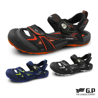 【GP】戶外越野護趾鞋G1642M-黑色/藍綠色/橘色(SIZE:40-44 共三色) G.P