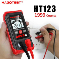 2025 Huabo HT123 Mini Multimeter Electrician Repair Digital Display Universal Meter Intelligent Burn