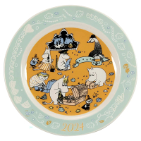 【yamaka】Moomin 嚕嚕米 2024年紀念款 陶瓷餐盤 20cm 尋找寶物(餐具雜貨)