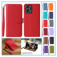Redmi 12 Leather Case For Xiaomi Redmi 12 Phone Global celular Cover Book Housing Wallet Fundas Etui Redmi 12 4G Redmi12 5G Capa