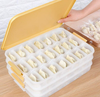 餃子盒 餃子盒分格冰箱凍餃子食品級收納盒多層水餃餛飩冷凍家用保鮮盒子