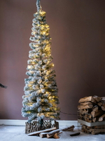 掬涵 大型圣誕樹套裝帶燈發光套餐家用圣誕節裝飾品雪松盆栽擺件