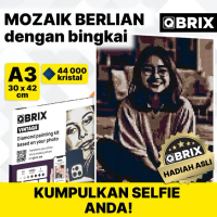 Baru - Qbrix Diamond Buat Puzzle Foto Mozaik Sendiri. Hadiah Ulang Tahun Mainan Games Toys