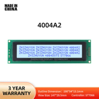 4004A2 5V 40X4 4004 Character LCD Module Display Screen Grey Film Semi Permeable STN LED Backlight HD44780 Controller