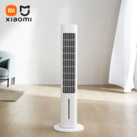 XIAOMI MIJIA Smatr Evaporative Cooling Fan Cooler Portable Air Conditioner 7.9m/s Strong Wind Speed 99.99% Antibacterial Rate