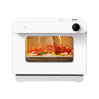 Mihome Intelligent Steam Oven Home Multifunctional Electric Kitchen Oven 30L Countertop Air Fryer Bake Steam Fry 3 In 1 Oven