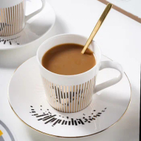 90ml-230ml Creative Horse Anamorphic Cup Mirror Reflection Cup Hummingbird Mug Luycho Coffee Tea Set With Coaster