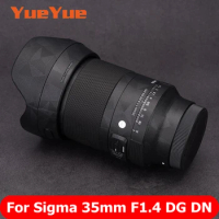 For Sigma ART 35mm F1.4 DG DN Decal Skin Vinyl Wrap Film Camera Lens Protective Sticker ART35 35 1.4 F/1.4 DGDN For Sony E Mount