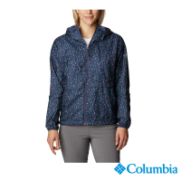【Columbia 哥倫比亞 官方旗艦】女款- Alpine ChillUPF40防潑水風衣-深藍(UWR73300NY / 2023年春夏)