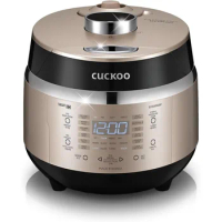 CUCKOO CRP-EHSS0309FG | 3-Cup (Uncooked) Induction Heating Pressure Rice Cooker | 15 Menu Options, Auto-Clean, Voice Guide