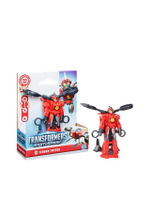 ฟิกเกอร์แปลงร่าง Earthspark 1 Step Smash Changers Terran Twitch สีแดง