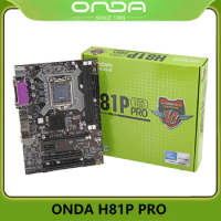 ONDA H81P PRO Motherboard INTEL LGA1150 DDR3 MATX PC Gaming