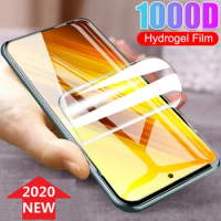 Hydrogel Film For Xiaomi POCO X3 NFC F1 F2 Pro Screen Protector Mi 10 9 A3 Lite Mi9 SE 9T Pro CC9 CC9E Play Film
