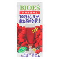 囍瑞 BIOES100%純天然覆盆莓綜合果汁(1000ml/包) [大買家]