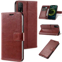 100pcs/Lot Crazy Horse Wallet Leather Phone Cases TPU Case For Huawei P50 Magic 4 3 Nova 9 8i Honor Play 6T 5 X30 X20 Pro SE