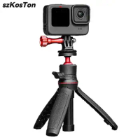 12 Inch Extendable Handle Monopods Camera Mini Selfie Stick Tripod Tabletop Stand for GoPro 12 11 10 9 8 7 6 Insta360 X2 X3 GO 3