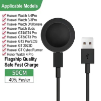 Dock Charger Type-C Cable For Huawei Smart Watch 4 Pro Watch3 3Pro D Ultimate Buds GT4 GT3 Pro GT2 Pro ECG GT Cyber Runner 2022D