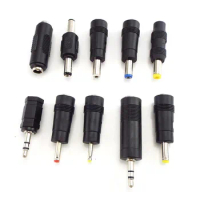 DC 5.5X 2.1mm 2.5mm 3.5mm 1.35mm female to male to female Connectors adapter power adaptor jack plug 6.5mm m/m f/m PC tablet
