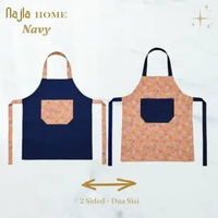 NAJLA HOME - Apron Kids | Reversible Kids Apron | Celemek Anak | Celemek Masak | Apron Kitchen Art C