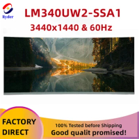 Original LM340UW2-SSA1 34 Inch Curved Screen IPS LCD LED TV Display For DELL U3415W For Asus PG348Q For LG 34UC97 Monitor