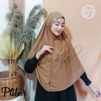 Jilban instan- Bergo Size M & L BerLOGO DM Hijab @313