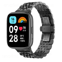 Metal Band For Redmi Watch 3 Active Smart Watch replacement Bracelet For xiaomi redmi watch 3 active Stainless Steel Wrist strap
