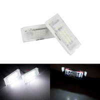ANGRONG 2x Canbus White LED License Number Plate Light For BMW 3 Series E46 Saloon Estate 1998-2005
