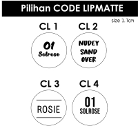 Code lipmatte liptint sticker