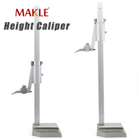 MAKLE 0-150mm 200mm 300mm 500mm Height Gauge Electronic height vernier caliper height Measuring Tools Carbon Steel