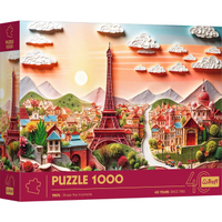 TREFL Premium Plus จิ๊กซอว์ จำนวน 1000 ชิ้น รุ่น 40th Paris 3D Puzzle Paper Art