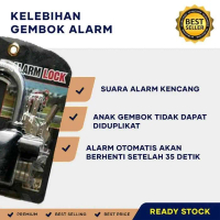Gembok alarm anti maling Amankan Motor, Rumah, Toko, Gudang, Garasi