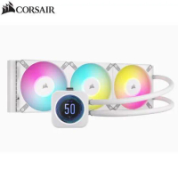 海盜船 CORSAIR iCUE H150i ELITE LCD XT 360CPU水冷散熱器(白)