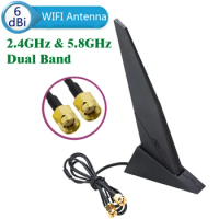 2.4GHz 5.8GHz Dual Band WIFI Antenna For PC Desktop Computer ASUS Gigabyte Lenovo MSI X570 B460 B360 Router USB Network Adapter
