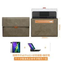 平板收納包 適用iPad內膽收納包11寸pro12.9筆槽air4/3妙控鍵盤袋pad電腦手提2021Matepad 10.8/12.8平板保護套