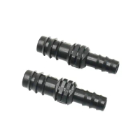 Irrigation 16mm to 8/11mm Garden Hose Reducing Barb Connector 1/2" To 3/8" 9/12 mm Hose Connector Pipe Repair 100Pcs